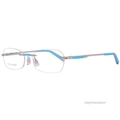 Dsquared Unisex Adults’ D Squared Brillengestelle DQ5044 016-54-17-135 Optical Frames Silver (Silber) 54.0