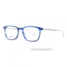Hugo Boss eyeglasses (BOSS 1015 38I) Titanium Acetate Blue Marble Ruthenium Matt 38I Titanium - Acetate plastic Blue Marble - Ruthenium Matt