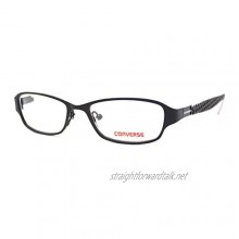 New Converse Spunky Black Spunky Black Designer Eyeglasses Rectangle Metal Full