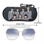 AOOEDM Durable B.T.S Sunglasses Soft Case Ultra Light Neoprene Zipper Eyeglass Case With Belt Clip
