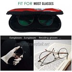 Eyeglass Case Superhero Sipder Sunglasses Case Ultra Soft Light Neoprene Zipper Eyeglass Case with Belt Clip