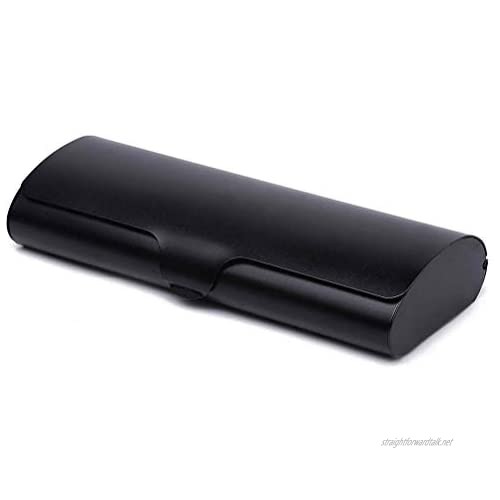 kuou Slim Aluminium Glasses Case Lightweight Eyeglasses Case Spectacles Protection Case with Aluminium Outer Shell and Snap Lock for Women Men