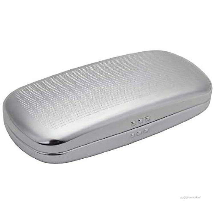 Philley Sunglasses Case Striped Aluminum Hard Shell Metal Spectacles Box Eyeglasses Case