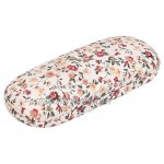 Portable Hard Floral Print Fabrics Eyeglasses Sunglasses Protector Holder Box Case Cover Anti-shock with Soft Lining