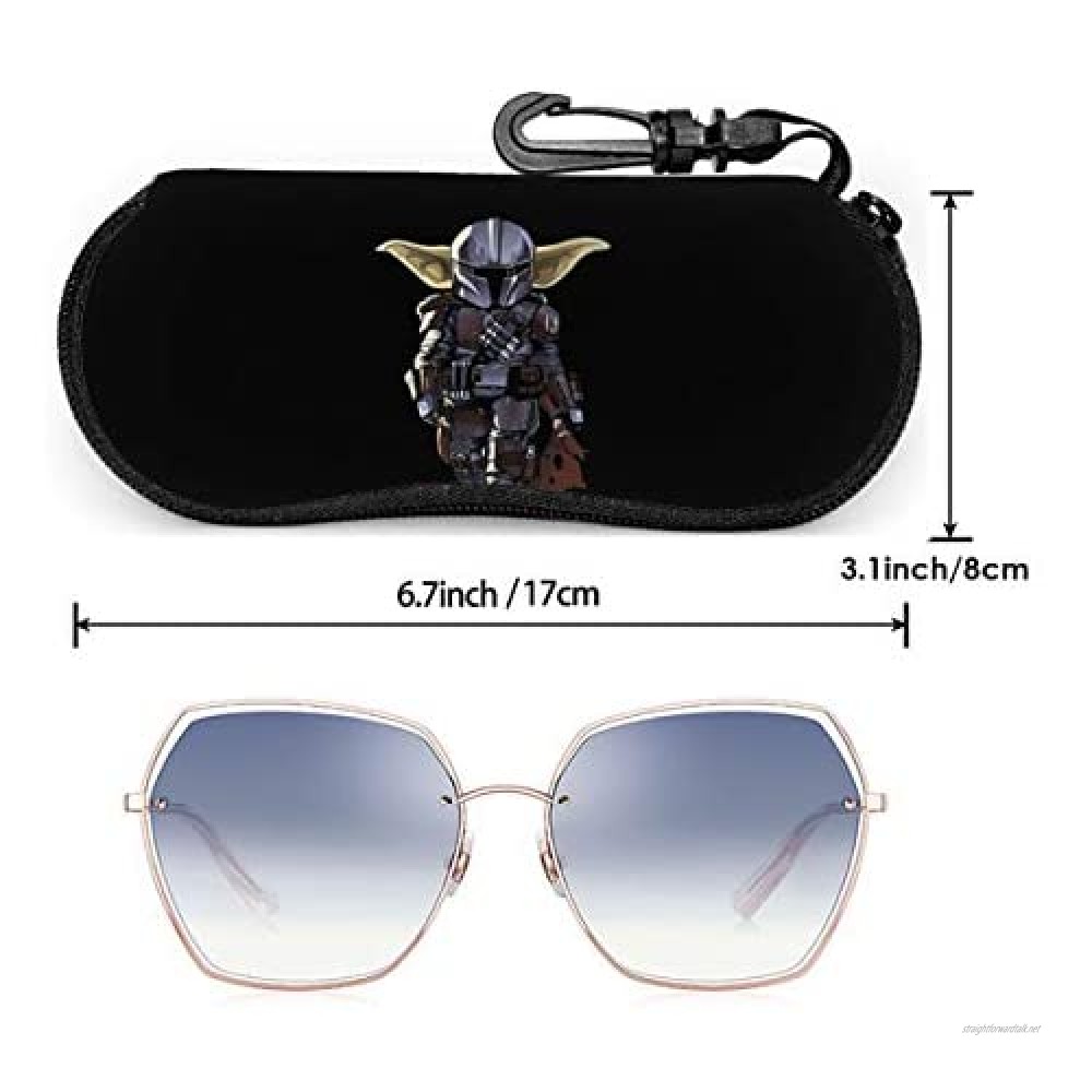 Star Wars Glasses case Sunglasses Eyeglass Case Guard Set Portable Travel Zipper Soft Neoprene Glasses Bag Case With Belt Clip.