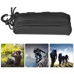 Vbest life Portable Sunglasses Case Molle Nylon Shockproof Sunglasses Protective Box Carrying Case with Clip