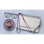 AKORD Glasses Holder For Reading Chain Purple