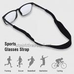 Alinory Glasses Strap 5pcs Sports Glasses Elastic Neck Strap Retainer Cord Chain Holder Lanyard for Eyeglasses