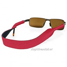 Croakies Original Red Neoprene Adjustable Re-Attachable Secure Eyewear Retainer