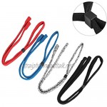 EXCEART 4pcs Sports Sunglass Holder Strap Eyeglasses Neck Cord String Eyewear Retainer Strap Lanyards Holder Red Blue Black White