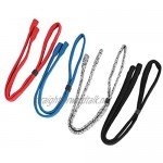 EXCEART 4pcs Sports Sunglass Holder Strap Eyeglasses Neck Cord String Eyewear Retainer Strap Lanyards Holder Red Blue Black White