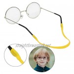 Eyeglasses Strap Anti-slip Eyewear Retainer Elastic Silicone Eyeglass Cord with Ear Grip Hook for Kids Adult Sport Multicolor 6 Pack
