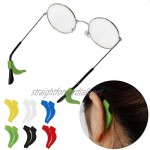 Eyeglasses Strap Anti-slip Eyewear Retainer Elastic Silicone Eyeglass Cord with Ear Grip Hook for Kids Adult Sport Multicolor 6 Pack