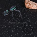 Jiayuane Black Sports Glasses Lanyard Neck Cord Sunglasses Eyeglasses Silicone Straps String