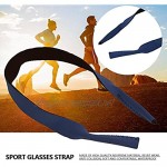 Keenso Glasses Strap 5 Colors 5Pcs/Set Unisex Neoprene Elastic Practical Sports Glasses Strap Eyeglasses String Strap Cord Holder for Climbing Hiking Riding