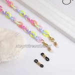 Lanyards Colorful Lanyard Acrylic Glasses Chain Neck Holder Sunglasses Straps Cord Eyewear Accessories Wholesale