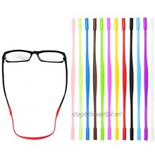 Silicone Glasses Ear Hook 12 Pair Glasses Nose Pads Glasses Ear Pads Eyewear Sleeve Retainer for Sunglasses and Glasses (Glasses Sunglasses Cord)