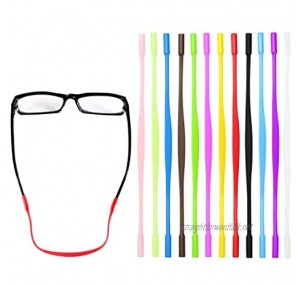 Silicone Glasses Ear Hook 12 Pair Glasses Nose Pads Glasses Ear Pads Eyewear Sleeve Retainer for Sunglasses and Glasses (Glasses Sunglasses Cord)