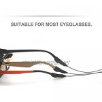Sports Glasses Strap Adjustable Elastic Glasses Cord with 2 Anti Slip Glasses Grips Sunglass Glasses Lanyard for Men Women