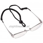 Sunglass Neck Strap Eyeglass Cord Sport Lanyard Holder Black