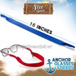Sunglasses Glasses Strap - 4 Pack Eyeglass Eyewear Retainer Strap with Bonus Items…