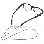 UEETEK Copper Bead Eyeglass Chain Sunglasses Chain Cord Neck Strap Holder Necklace Black