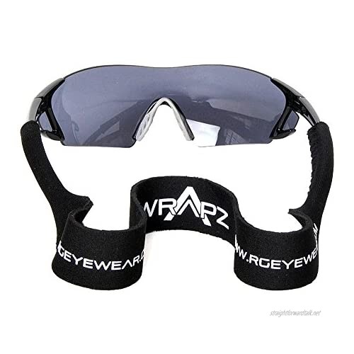 WrApz Black Neoprene Floating Sunglasses Retainer Head Strap