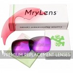 Mryok 4 Pair Polarized Replacement Lenses for Spy Optic Touring Sunglass - Stealth Black/Fire Red/Ice Blue/Silver Titanium