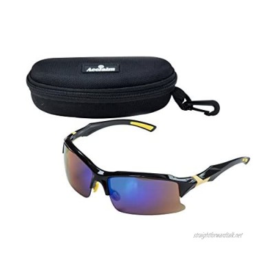 Acclaim Titan Sports Glasses Sunglasses Cycling Fishing Sailing Hiking Running 100% UVA UVB Tinted Lenses With Zipped Hard Case