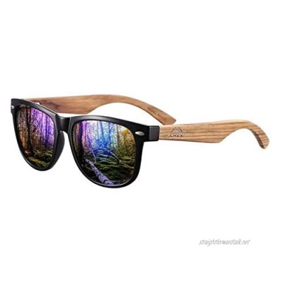 AMEXI Polarized Sunglasses mens sunglasses womens sunglasses UV400 Wood Ultralight Frame Fashion Sunglasses