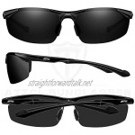 ATTCL HD Sunglasses man Polarized Driving Fishing Golf Sports Glasses Al-Mg Metal Frame Ultra Light
