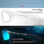 ATTCL Mens Fashion Driving Polarized Sunglasses Man Al-Mg Metal Frame Ultra Light