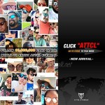 ATTCL Men's Ultralight Al-Mg Metal Frame Driving Polarized Sunglasses