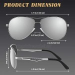 CGID Mirrored Sunglasses Mens Designer Polarised Sun Glasses Polarized Pilot Unisex UV Protection Male Shades GA61 Premium Al-Mg Alloy Spring Hinges