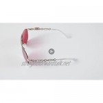 Classic Sunglasses for Dress Collocation Women Metal Mirrored Lens Driving Fashion 4 Colors 0257