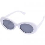 Clout Ggoggles Glasses Kurt Cobain Sunglasses White Rapper Shades Oval Cloud