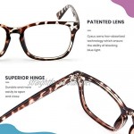 Cyxus Blue Light Filter Computer Glasses for Blocking UV Headache [Anti Eye Fatigue] Vintage Eyeglasses Unisex(Men/Women) (Leopard Print)