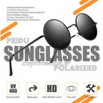 FEIDU Polarised Vintage Sunglasses man - Retro Round Sunglasses Unsiex FD3013
