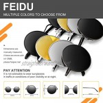 FEIDU Polarised Vintage Sunglasses man - Retro Round Sunglasses Unsiex FD3013