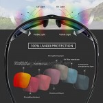 Icecube SPORTECH Sunglasses for Men and Women: Polarized UV400 Protection Lightweight frame Sports Sunglasses for Baseball Golf Hunting Running Driving; Bike Climbing Gear & Shooting Glasses