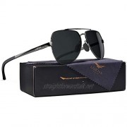LUENX Men Sunglasses Polarised Lens - UV 400 Protection Fashion Style