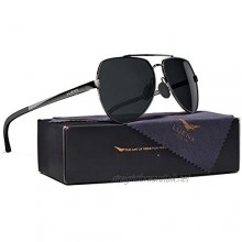 LUENX Men Sunglasses Polarised Lens - UV 400 Protection Fashion Style