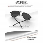 LUENX Men Women Sunglasses Polarized Lens - UV 400 Protection Fashion Style 60MM
