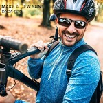 Mens Sunglasses Driving Polarized Sun glasses Sports Mirrored Retro Shades for Cycling Golf Shooting Fishing UV 400 protection