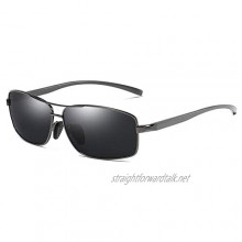 Mens Sunglasses UV 400 Polarized Rectangular Driving Sunglasses