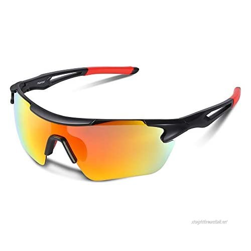 Polarized Sports Sunglasses for Men Women Youth Baseball Cycling Fishing Running TAC Glasses