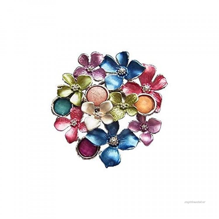 Brooch magnetic brooch scarf clip clothing poncho bags pen textile jewellery flowers multicoloured