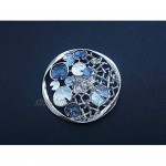 Brooch Magnetic Brooch Scarf Clip Clothing Poncho Bags Pins Textile Jewellery Silver Grey Anthracite