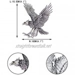 EVER FAITH Austrian Crystal Vintage Style Big Eagle Bird Animal Brooch