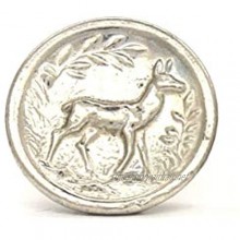 Fine Pewter Bambi Lapel Pin Handcast by William Sturt